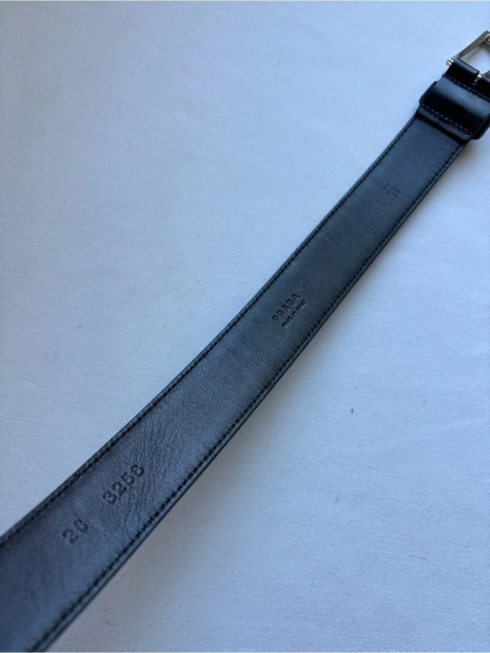 Classic Black Leather Men's Belt with Silver Buckle